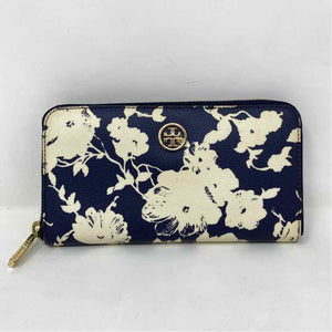 Pre-Owned Tory Burch Navy Leather Wallet