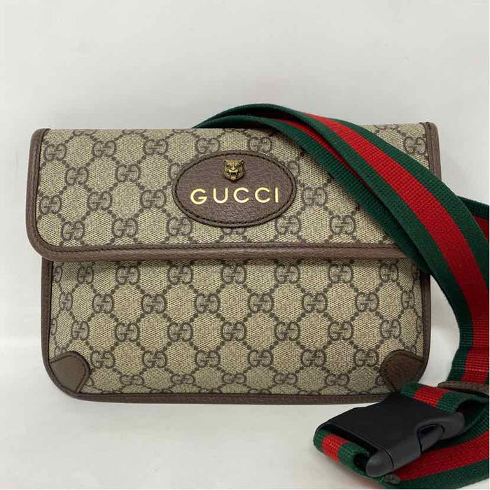Pre-Owned Gucci Monogram Canvas Designer Handbag