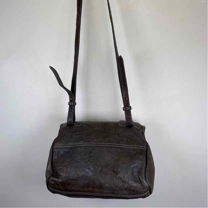 Pre-Owned Givenchy Grey Leather Designer Handbag