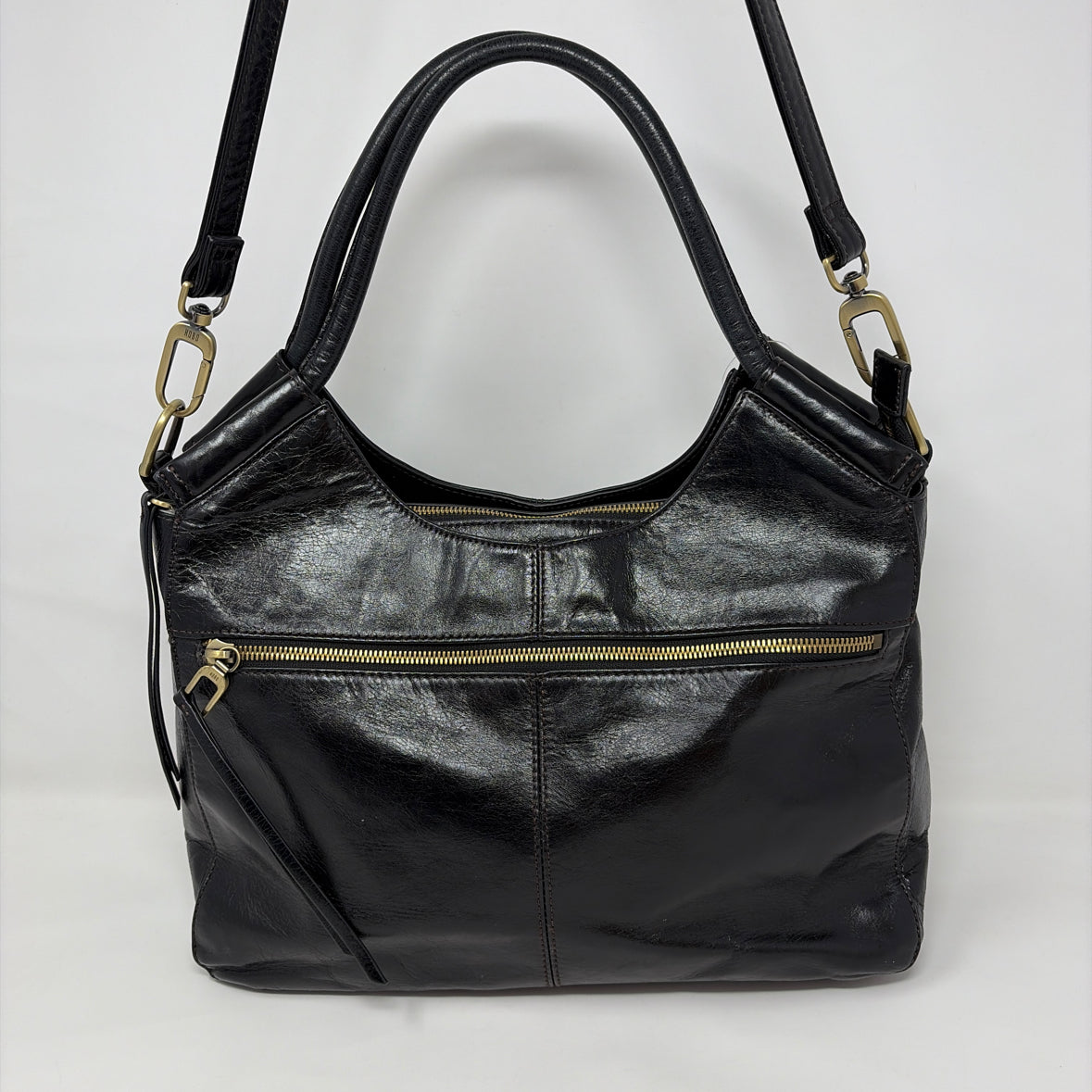 Pre-Owned HOBO Black Leather Handbag