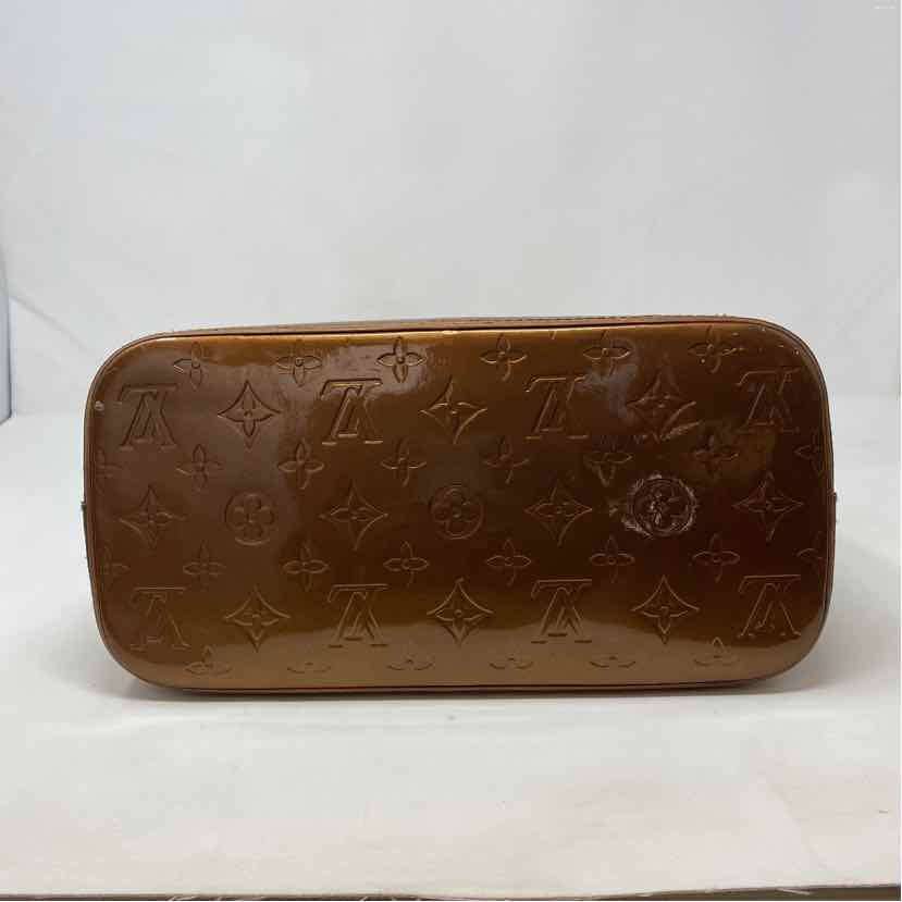 Pre-Owned Louis Vuitton Bronze Patent Designer Handbag