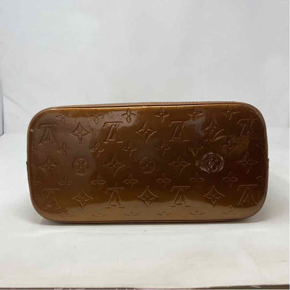 Pre-Owned Louis Vuitton Bronze Patent Designer Handbag