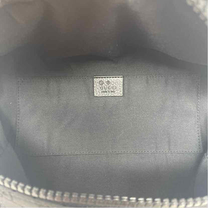 Pre-Owned Gucci Black Nylon Designer Handbag