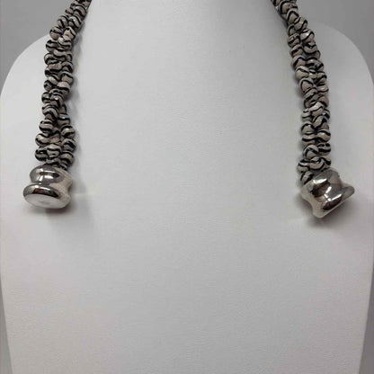 Pre-Owned Simon Sebbag Designs Black/White Ceramic Necklace