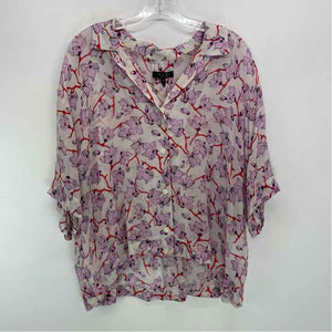 Pre-Owned Size S Rag & Bone pink floral Top