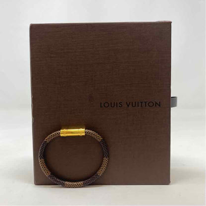 Pre-Owned Louis Vuitton Damier Eben Canvas Designer Jewelry