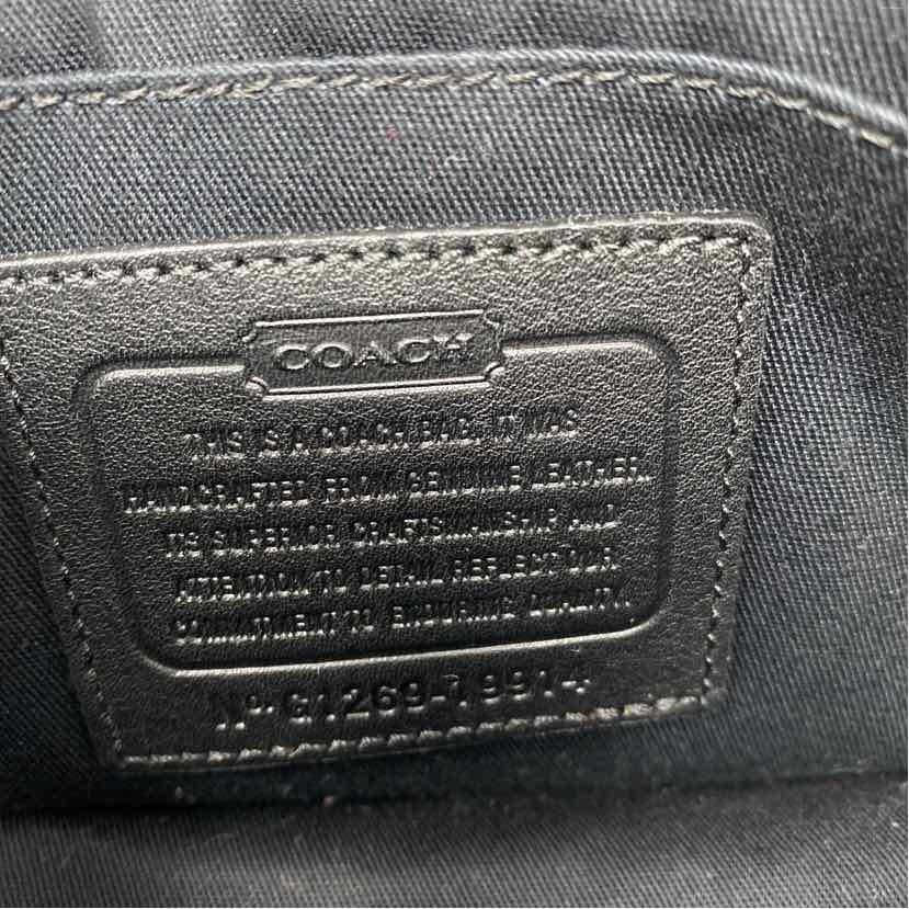 Pre-Owned Coach Black Leather Handbag