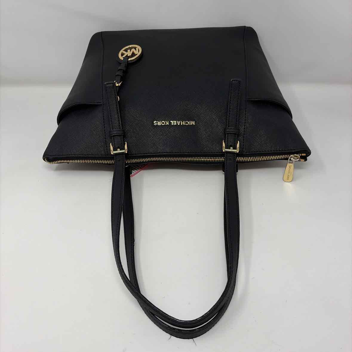 Pre-Owned Michael Kors Black Leather Handbag