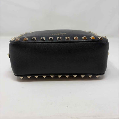 Pre-Owned Valentino Black Leather Designer Handbag