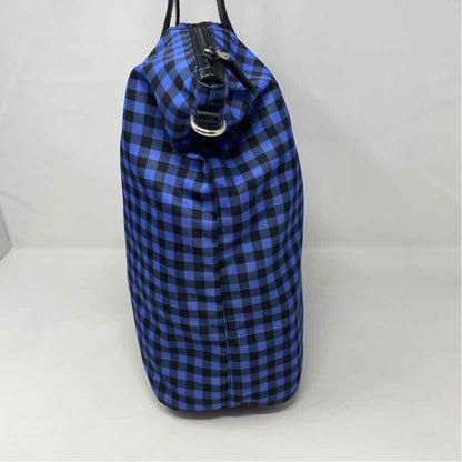 Pre-Owned Prada Plaid Nylon Designer Handbag