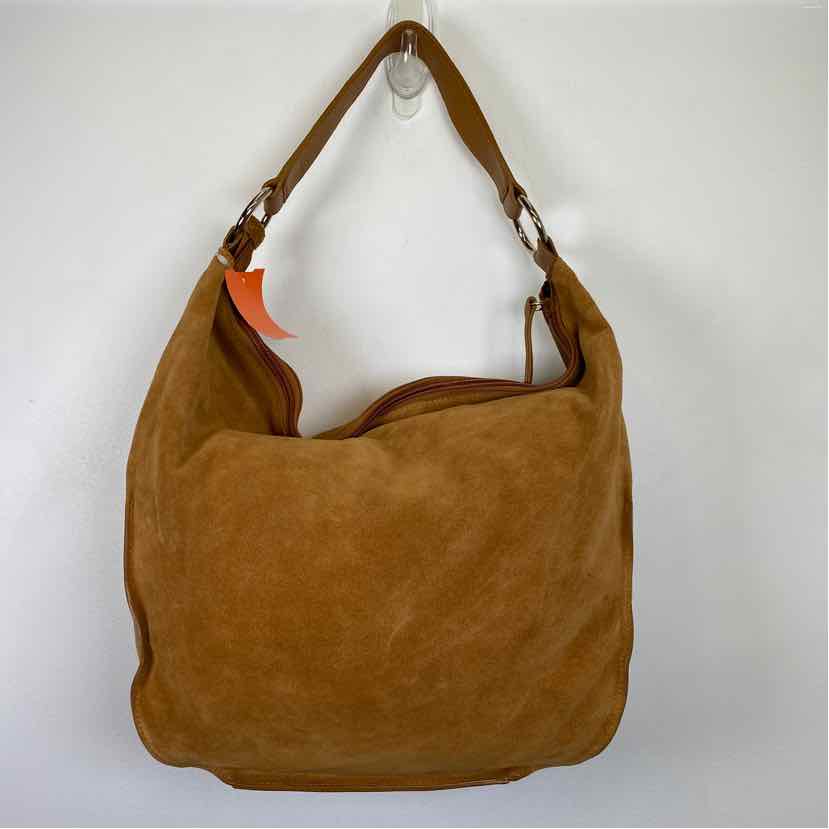 Pre-Owned Furla Tan Suede Handbag