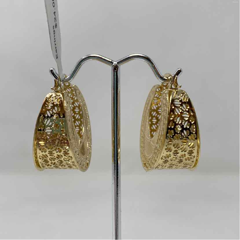 Gold Metal Earrings