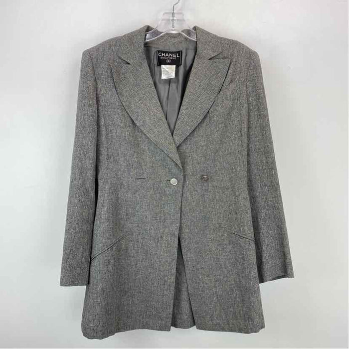 Pre-Owned Size S Chanel Grey Designer Clothes