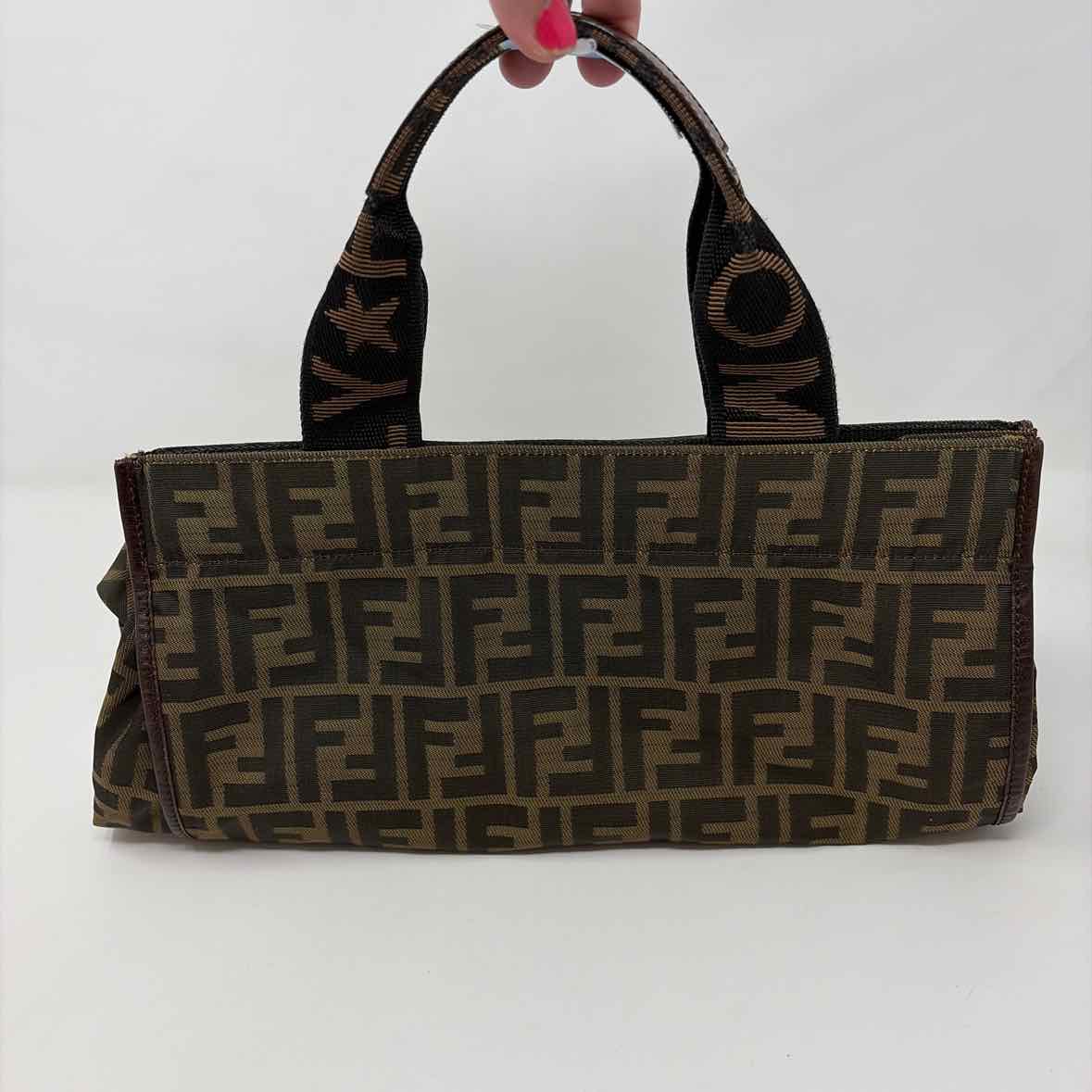 Pre-Owned Fendi Monogram Canvas Designer Handbag