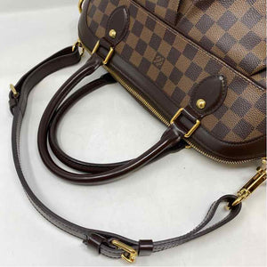 Pre-Owned Louis Vuitton Damier Eben Canvas Designer Handbag