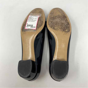 Pre-Owned Ferragamo Black Patent Shoe Size 9 Designer Shoes