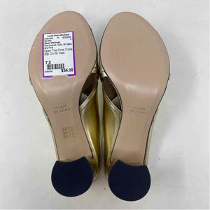 Pre-Owned Shoe Size 7.5 Stuart Weitzman Gold Sandals