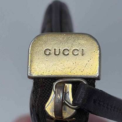 Pre-Owned Gucci Brown Leather Designer Handbag