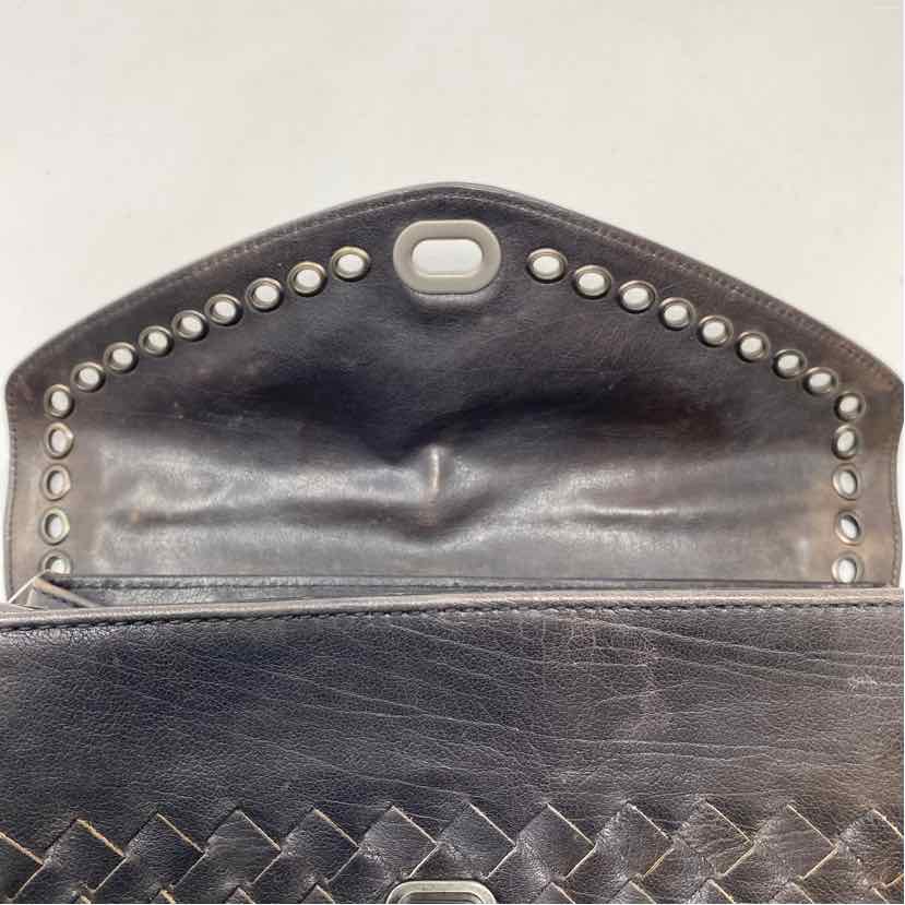 Pre-Owned Bottega Veneta Brown Leather Designer Handbag