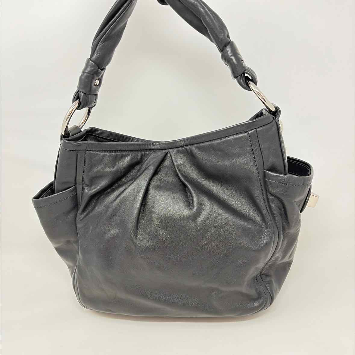 Pre-Owned Coach Black Leather Handbag