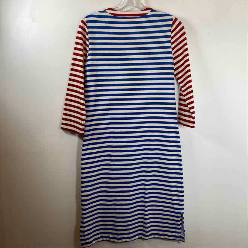 Pre-Owned Size XS J Crew Stripe Multi Casual Dress