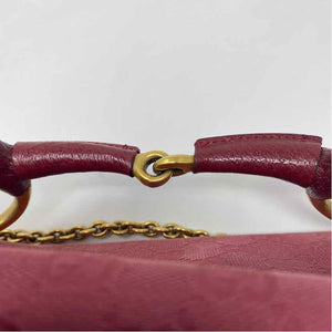 Pre-Owned Gucci Magenta Fabric Designer Handbag
