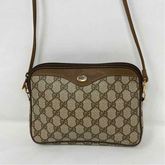 Pre-Owned Gucci Monogram Canvas Designer Handbag