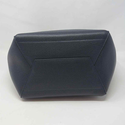 Pre-Owned Celine Navy Leather Designer Handbag