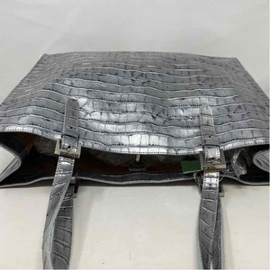 Pre-Owned Lancaster Paris Silver Leather Handbag