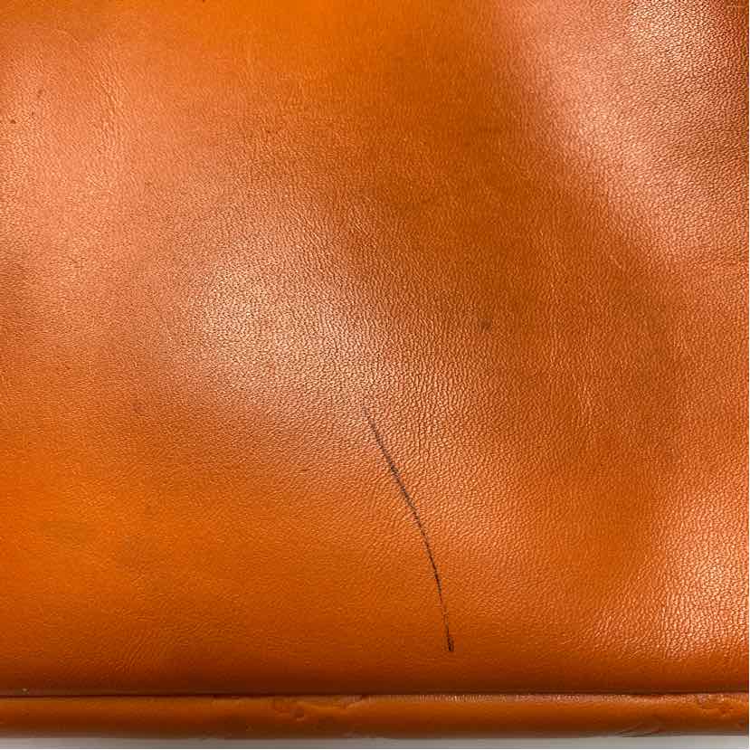 Pre-Owned Longchamp Orange Leather Handbag