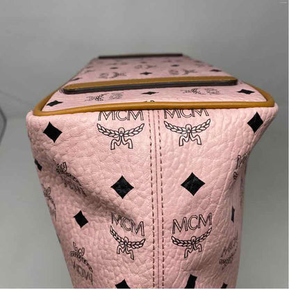 Pre-Owned MCM Pink Leather Designer Handbag
