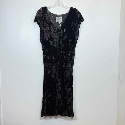 Pre-Owned Size XL Johnny Was Black Casual Dress