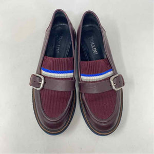 Pre-Owned Shoe Size 6.5 Pollini Burgundy Loafer