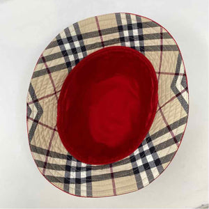 Pre-Owned Burberry Red Canvas Designer Hats