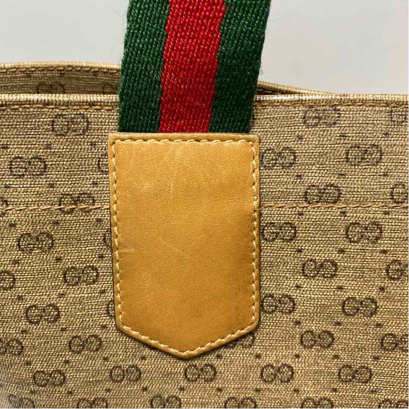 Pre-Owned Gucci Monogram Canvas Designer Handbag