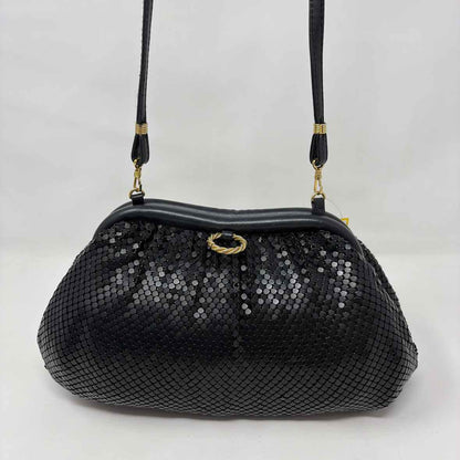Pre-Owned Whiting & Davis Black Metal Handbag