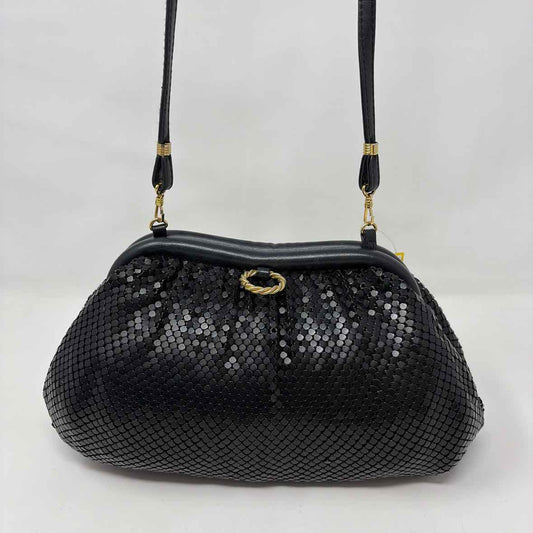 Pre-Owned Whiting & Davis Black Metal Handbag