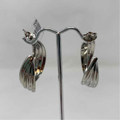 Silver Metal Earrings