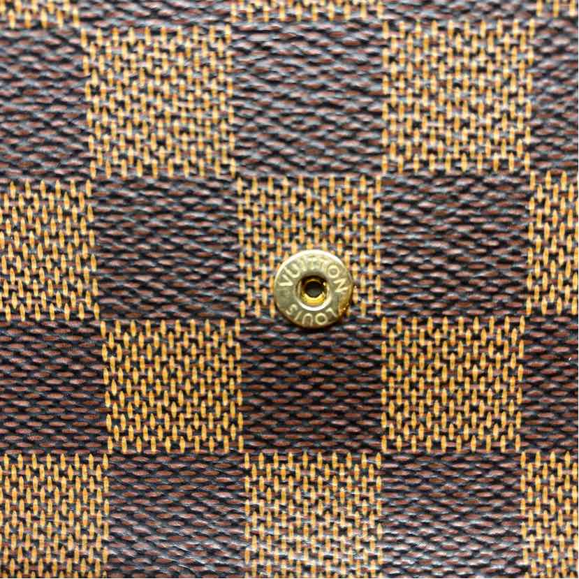 Pre-Owned Louis Vuitton Damier Eben Canvas Designer Handbag