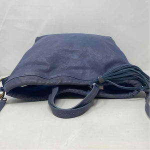 Pre-Owned Johnny Was Blue Leather Handbag