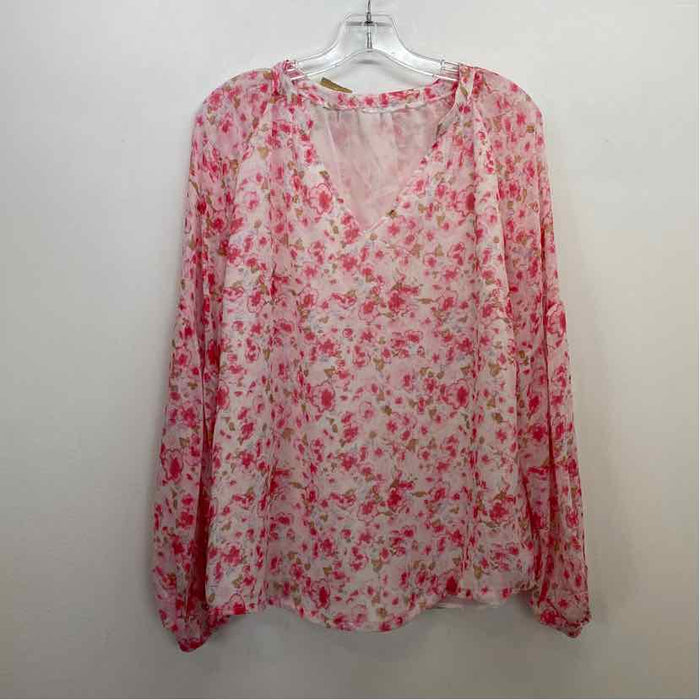 Pre-Owned Size L Boutique Floral Print Top