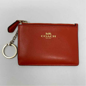 Pre-Owned Coach Red Leather Wallet