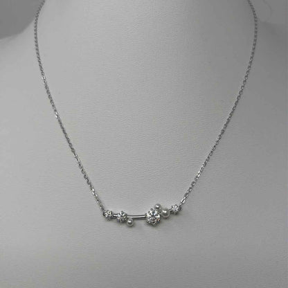 Pre-Owned Swarovski Silver rhinestones Necklace