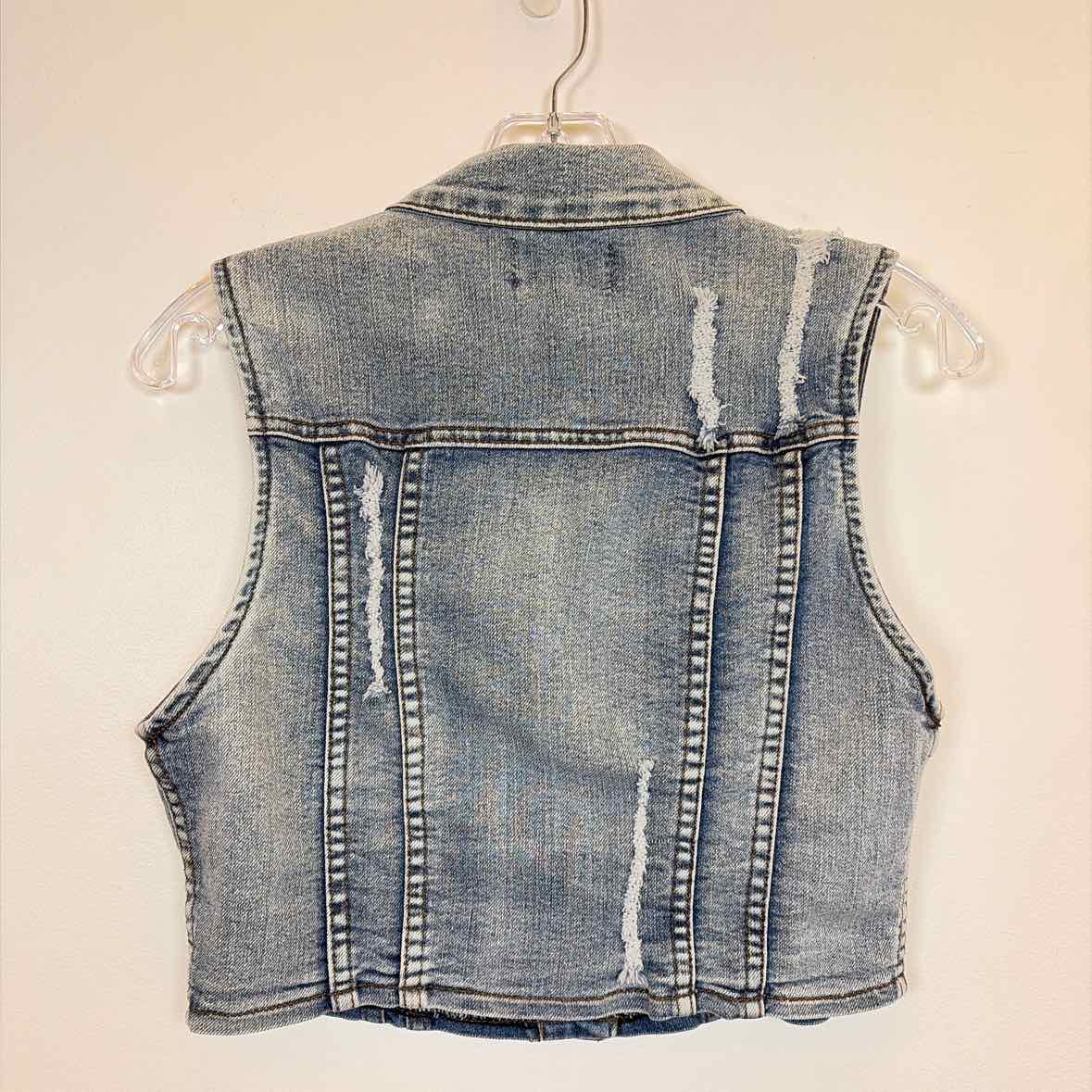 Pre-Owned Size L ChiOle Denim Vest