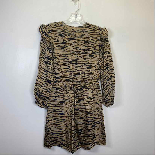 Pre-Owned Size S Rails Black Print Casual Dress
