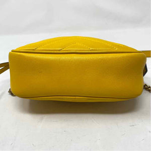 Pre-Owned Gucci Yellow Leather Designer Handbag