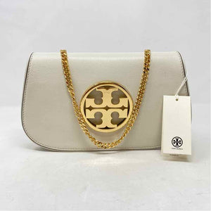 Pre-Owned Tory Burch White Leather Handbag