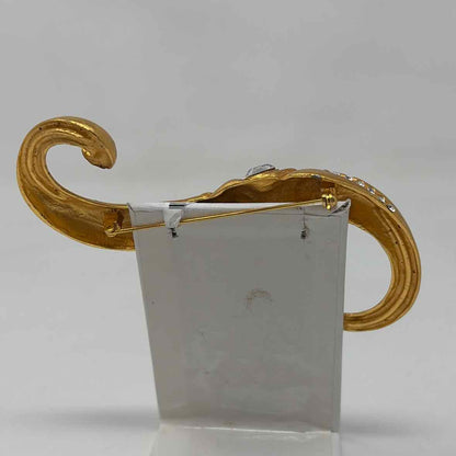 Pre-Owned Antigona Gold Multi Stones Brooch