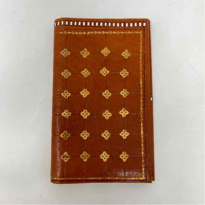 Pre-Owned DR 22 Carats Cognac Leather Wallet