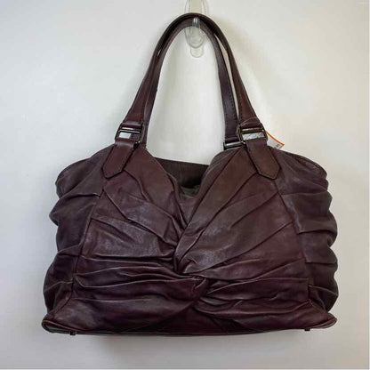 Pre-Owned Burberry Plum Leather Designer Handbag